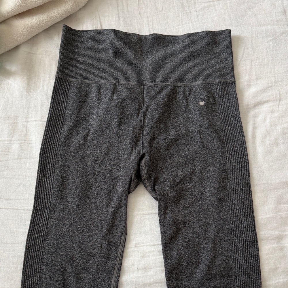 High-Rise Seamless Charcoal Gray Leggings Love Fitness Apparel